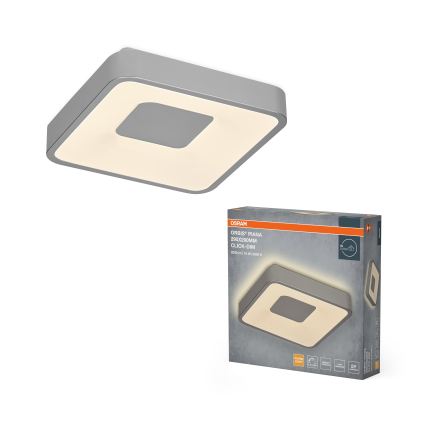 Osram - dimmbare LED-Deckenleuchte ORBIS PIANA LED/16W/230V 29x29 cm silber