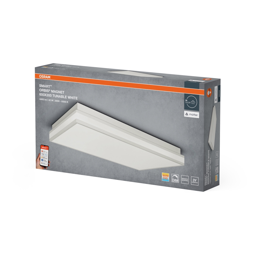 Osram - Dimmbare LED-Deckenleuchte SMART+ MAGNET LED/42W/230V 30x60 cm 3000-6500K Wi-Fi