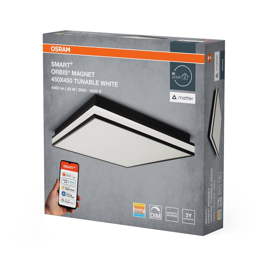 Osram - dimmbare LED-Deckenleuchte SMART+ MAGNET LED/42W/230V 45x45 cm 3000-6500K Wi-Fi