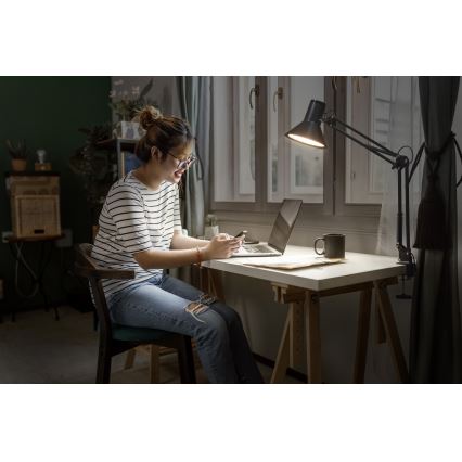 Osram - Dimmbare LED-Tischlampe mit Klemme OFFICE LINE LED/9W/230V 3000K schwarz
