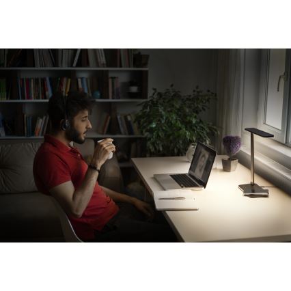 Osram - dimmbare LED-Schreibtischlampe OFFICE LINE LED/17W/230V 3000/4000/6500K schwarz