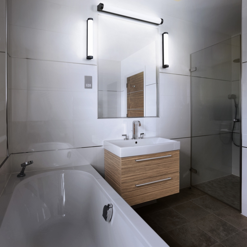 Osram - Dimmbare LED-Spiegelleuchte ORBIS TUBE LED/9W/230V 40 cm IP44 schwarz