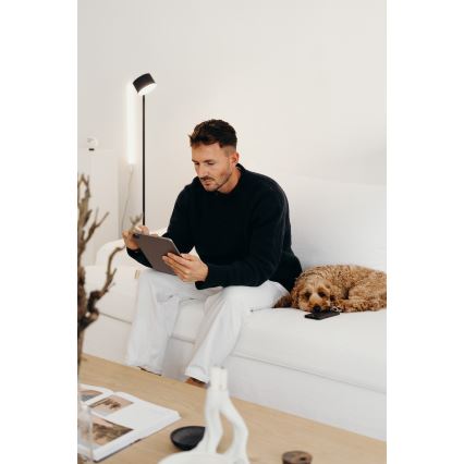 Osram - dimmbare Touch-Stehlampe DECOR KYOTO LED/12W/230V CRI 90 schwarz