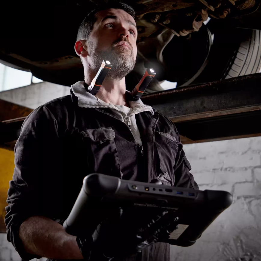 Osram - Dimmbares, wiederaufladbares LED-Nackenlicht LEDINSPECT WEARABLE NECKLIGHT LED/1W/3,7V IP54