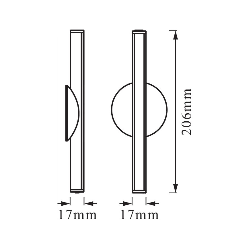 Osram - dimmbares, wiederaufladbares LED-Orientierungslicht LEDSTIXX LED/2W/5V CRI 90 weiß