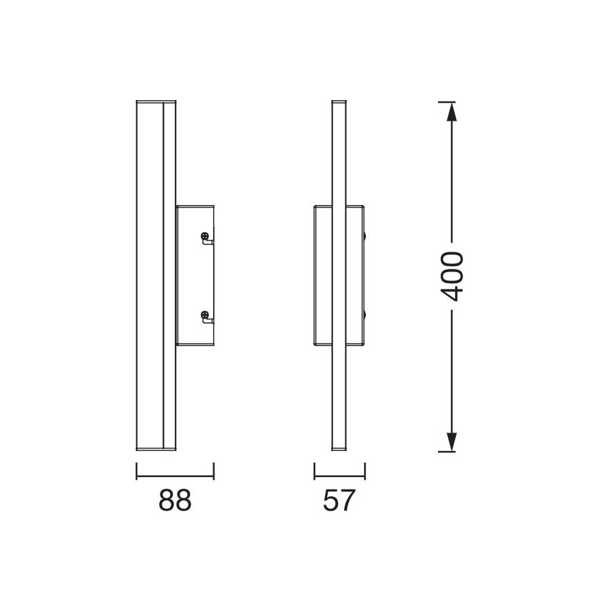 Osram - LED-dimmbare Spiegelleuchte ORBIS MIRROR LED/6,8W/230V 40 cm 3000/4000K IP44 weiß