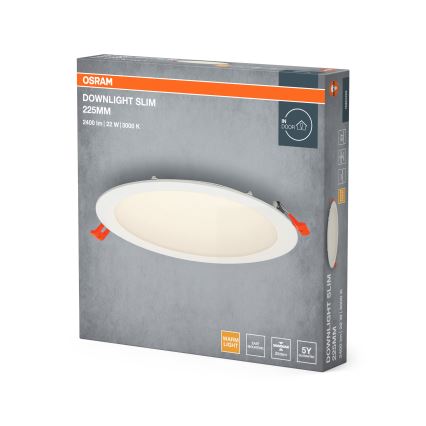 Osram - LED-Einbauleuchte SLIM LED/22W/230V 3000K