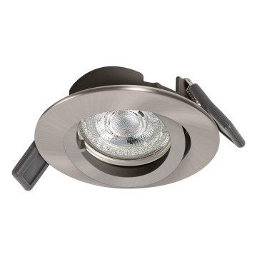 Osram - LED-Einbauleuchte SPOT 1xGU10/4,3W/230V 2700K CRI 90 matt-chrom