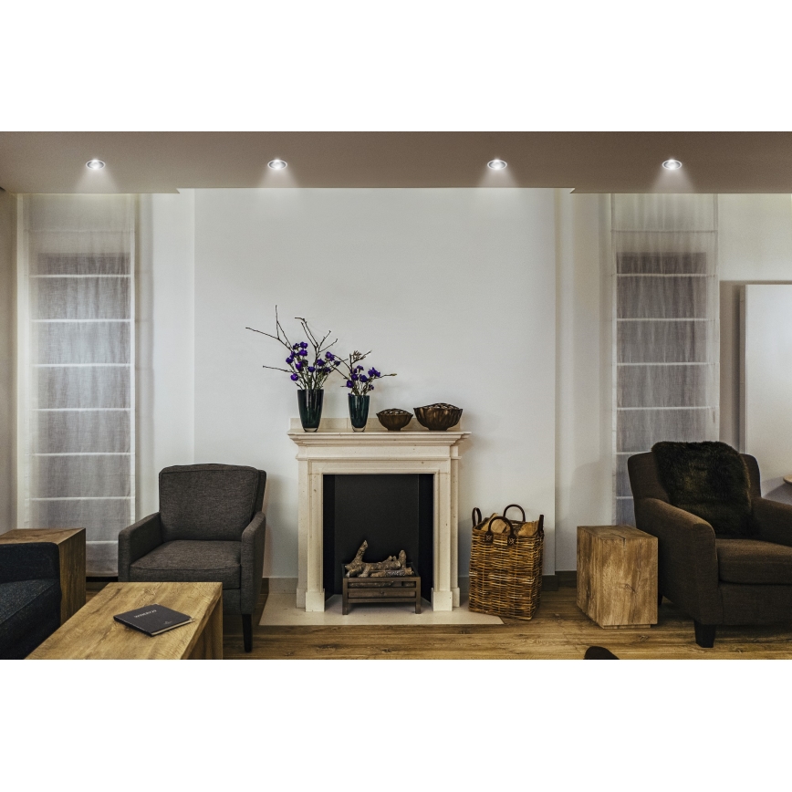 Osram - LED-Einbauleuchte SPOT TWIST LED/5W/230V 4000K Ø 7 cm weiß/schwarz