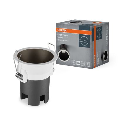 Osram - LED-Einbauleuchte SPOT TWIST LED/5W/230V 4000K Ø 7 cm weiß/schwarz