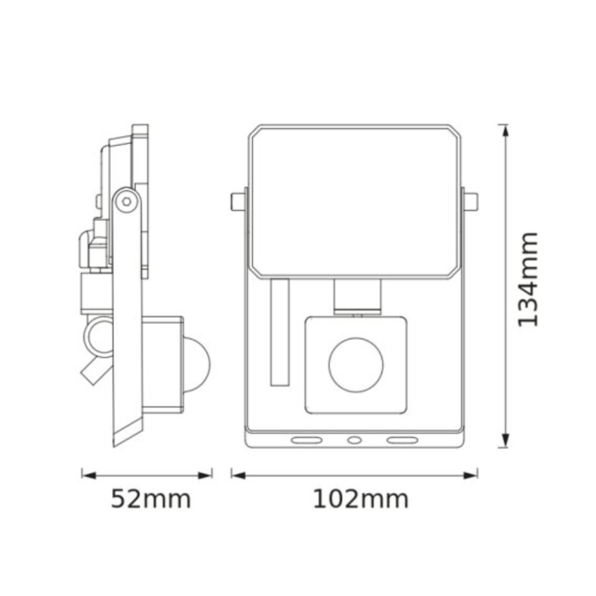 Osram - LED-Flutlichtstrahler mit Sensor FLOODLIGHT LED/10W/230V 3000K IP65