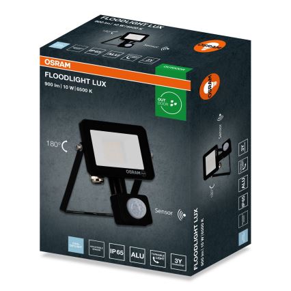 Osram - LED-Flutlichtstrahler mit Sensor FLOODLIGHT LED/10W/230V 6500K IP65