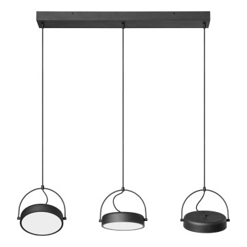 Osram - LED-Hängeleuchte mit Kabel DECOR PUCK 3xLED/12W/230V schwarz