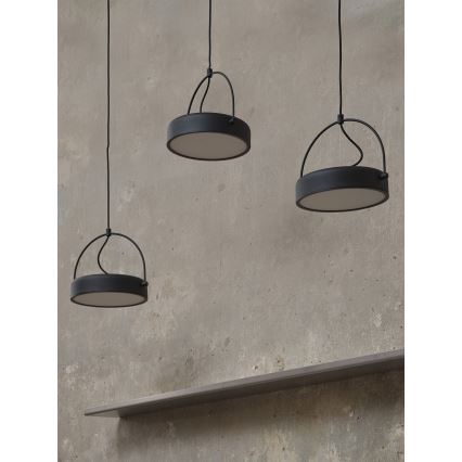 Osram - LED-Hängeleuchte mit Seilaufhängung DECOR PUCK 3xLED/12W/230V CRI 90 schwarz