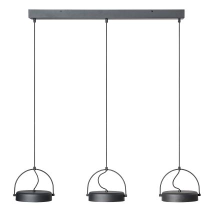 Osram - LED-Hängeleuchte mit Seilaufhängung DECOR PUCK 3xLED/12W/230V CRI 90 schwarz