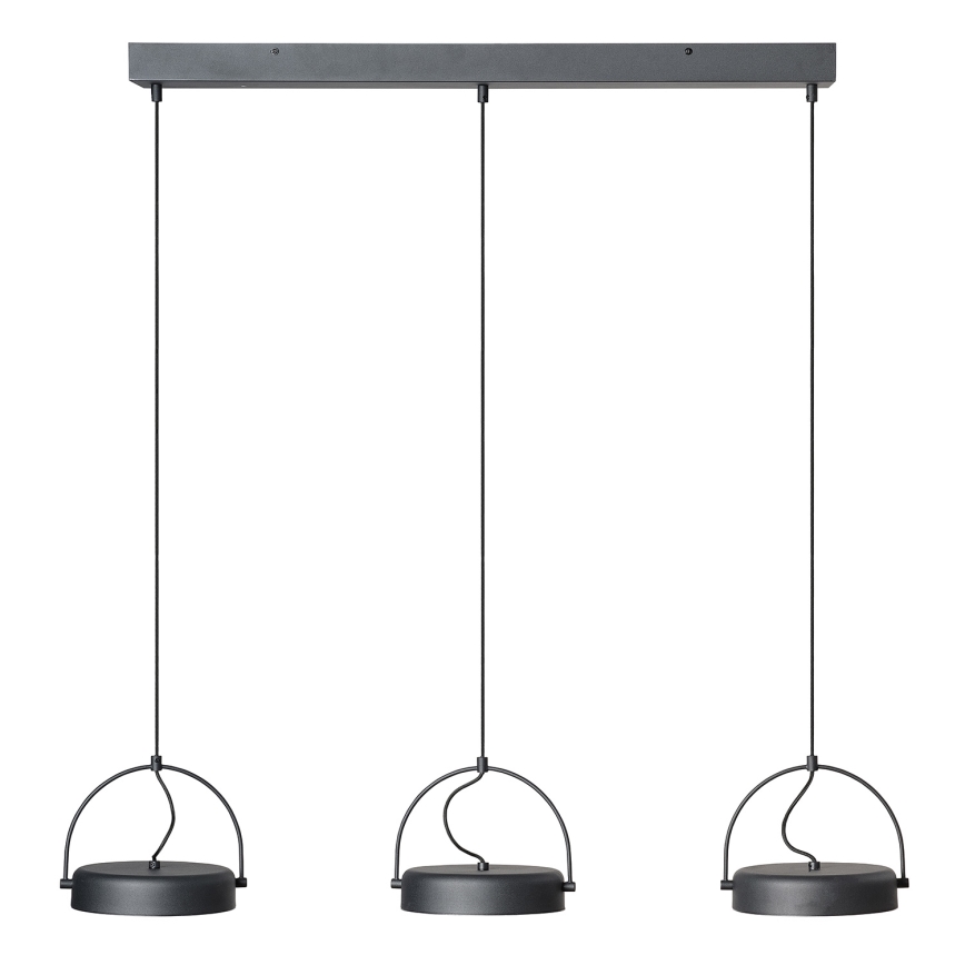 Osram - LED-Hängeleuchte mit Seilaufhängung DECOR PUCK 3xLED/12W/230V CRI 90 schwarz