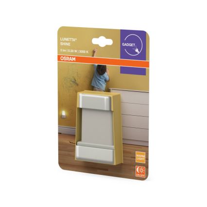 Osram - LED-Nachtlicht mit Dämmerungssensor LUNETTA LED/0,28W/230V 3000K