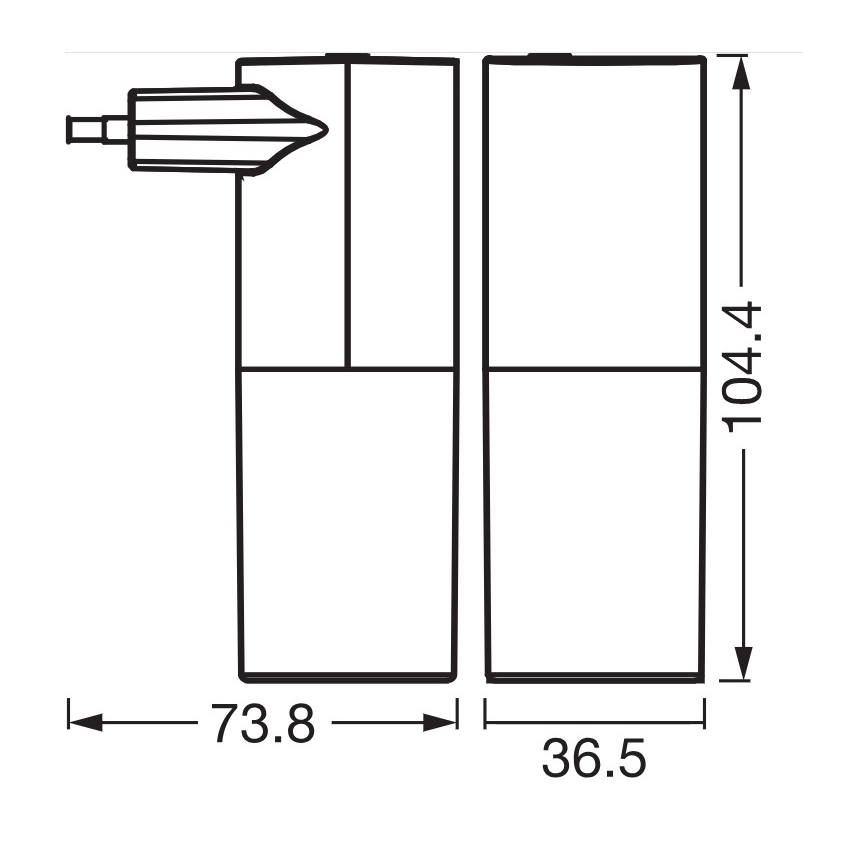 Osram - LED Nachtlicht mit Dämmerungssensor LUNETTA LED/0,2W/230V schwarz