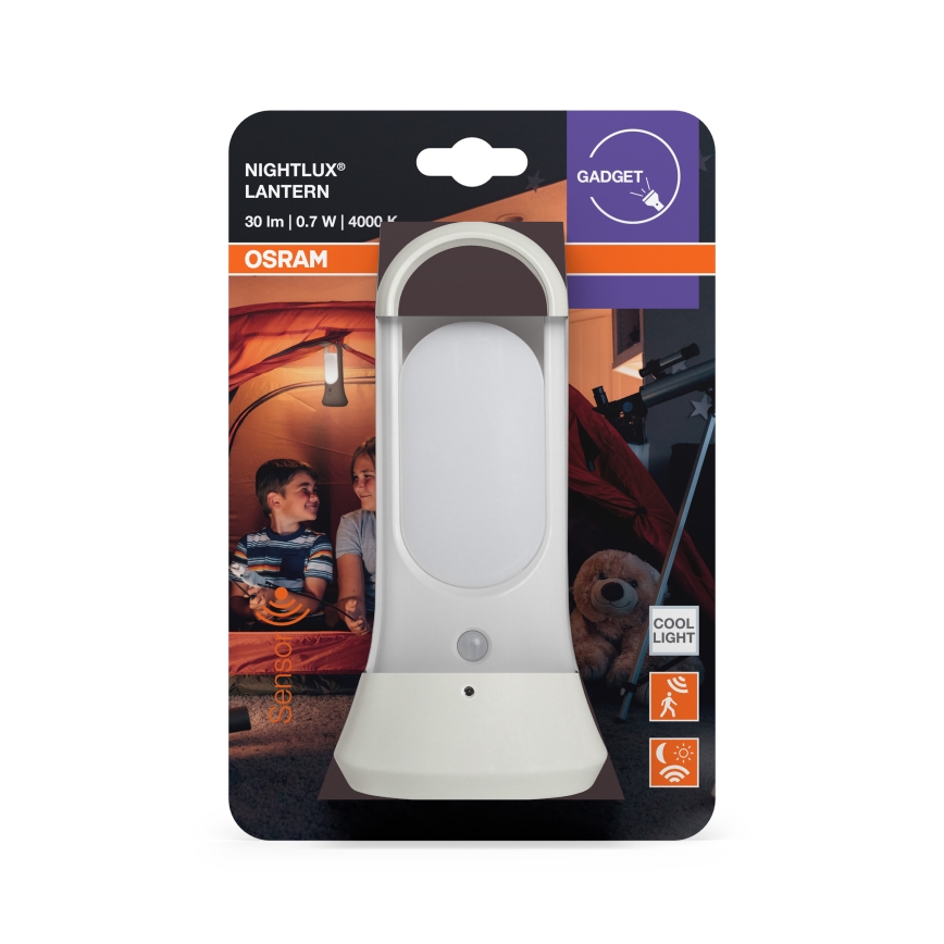 Osram - LED-Orientierungsleuchte mit Bewegungs- und Dämmerungssensor MOBILE LED/0,7W/4xAAA weiß