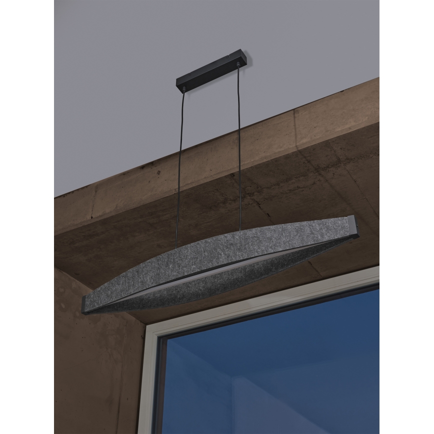 Osram - LED-Pendelleuchte an Kabel DECOR FLAT LED/23W/230V grau