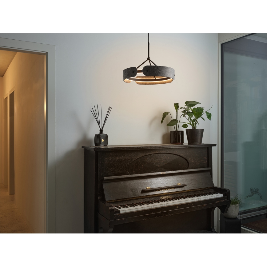 Osram - LED-Pendelleuchte mit Kabel DECOR CURVE LED/33W/230V grau