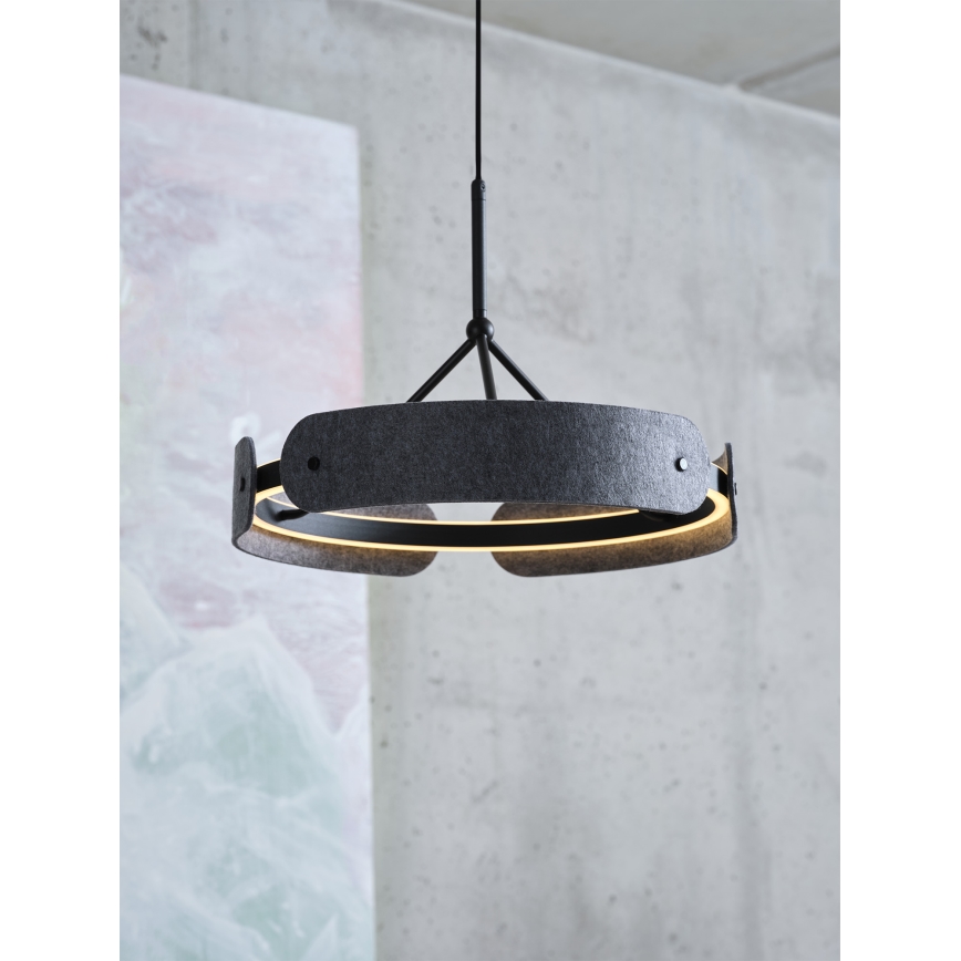 Osram - LED-Pendelleuchte mit Kabel DECOR CURVE LED/33W/230V grau