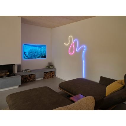 Osram - SMART+ MAGIC LED-RGB, dimmbarer Außen-LED-Streifen 3 m, 15 W, 230 V, IP44, Wi‑Fi+ mit Fernbedienung