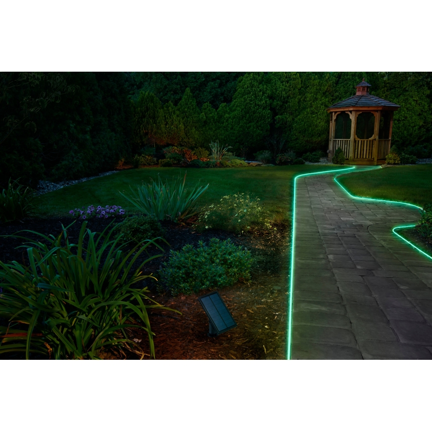 Osram - LED RGBW dimmbarer Solar-LED-Streifen FLEX MAGIC 3m LED/1,2W/3,7V 2000 mAh IP44 + Fernbedienung