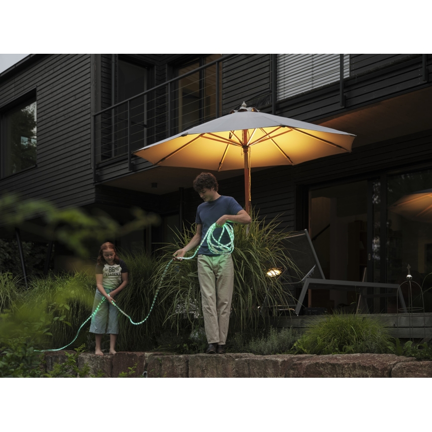 Osram - dimmbarer RGB-LED-Außenstreifen FLEX 10m LED/70W/230V IP65 + Fernbedienung
