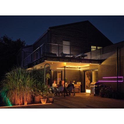 Osram - dimmbarer RGB-LED-Außenstreifen FLEX 10m LED/70W/230V IP65 + Fernbedienung