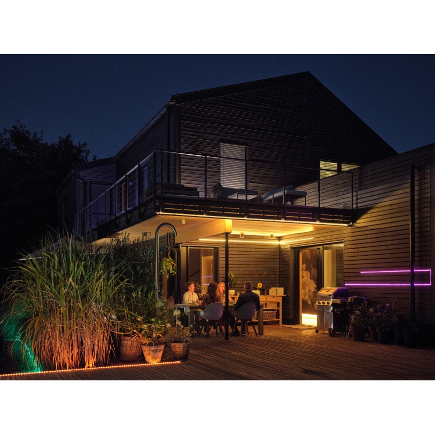 Osram - dimmbarer RGB-LED-Außenstreifen FLEX 10m LED/70W/230V IP65 + Fernbedienung