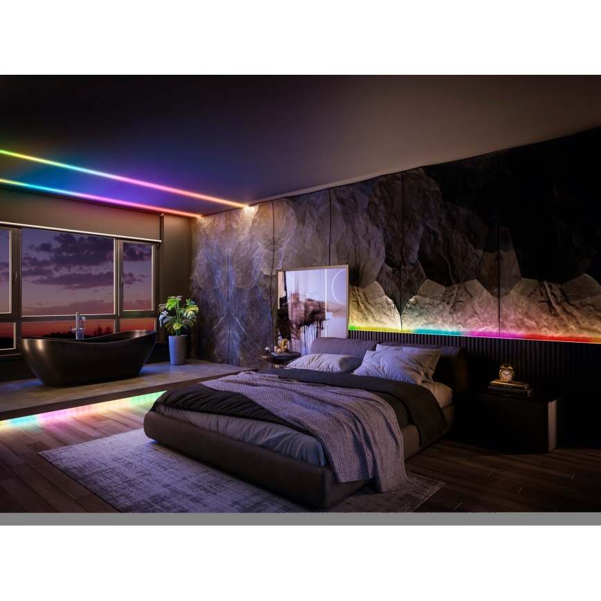 Osram - Dimmbarer LED-RGB-Streifen SMART+ MAGIC FLEX 5m LED/24W/230V Wi-Fi + Fernbedienung