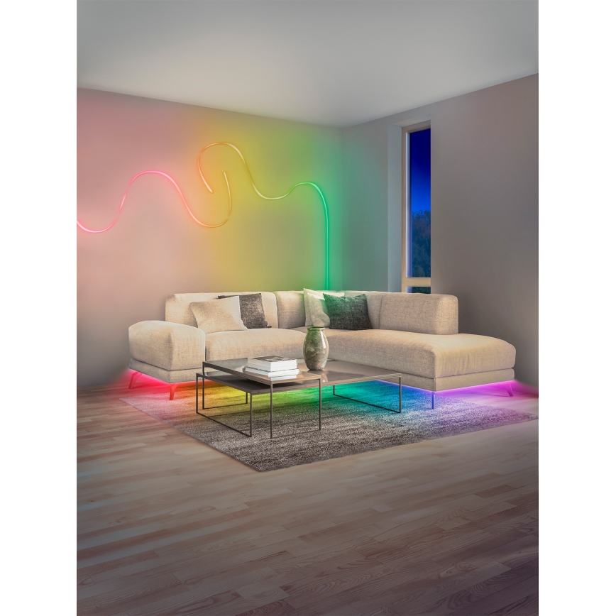 Osram - LED RGBW dimmbarer Außen-LED-Streifen SMART+ MAGIC 3m LED/14W/230V IP44 Wi‑Fi + Fernbedienung