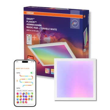 Osram - LED RGBW Dimmbare Deckenleuchte SMART+ MAGIC LED/24W/230V 2700-6500K 45x45 cm Wi-Fi + Fernbedienung