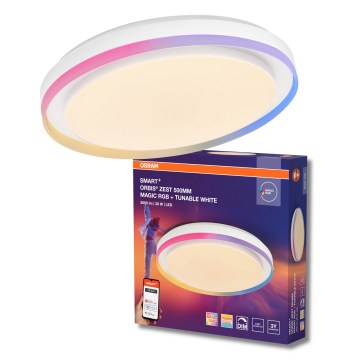 Osram - LED RGBW dimmbare Deckenleuchte SMART+ MAGIC LED/38W/230V Ø 49 cm weiß 2700-6500K Wi-Fi