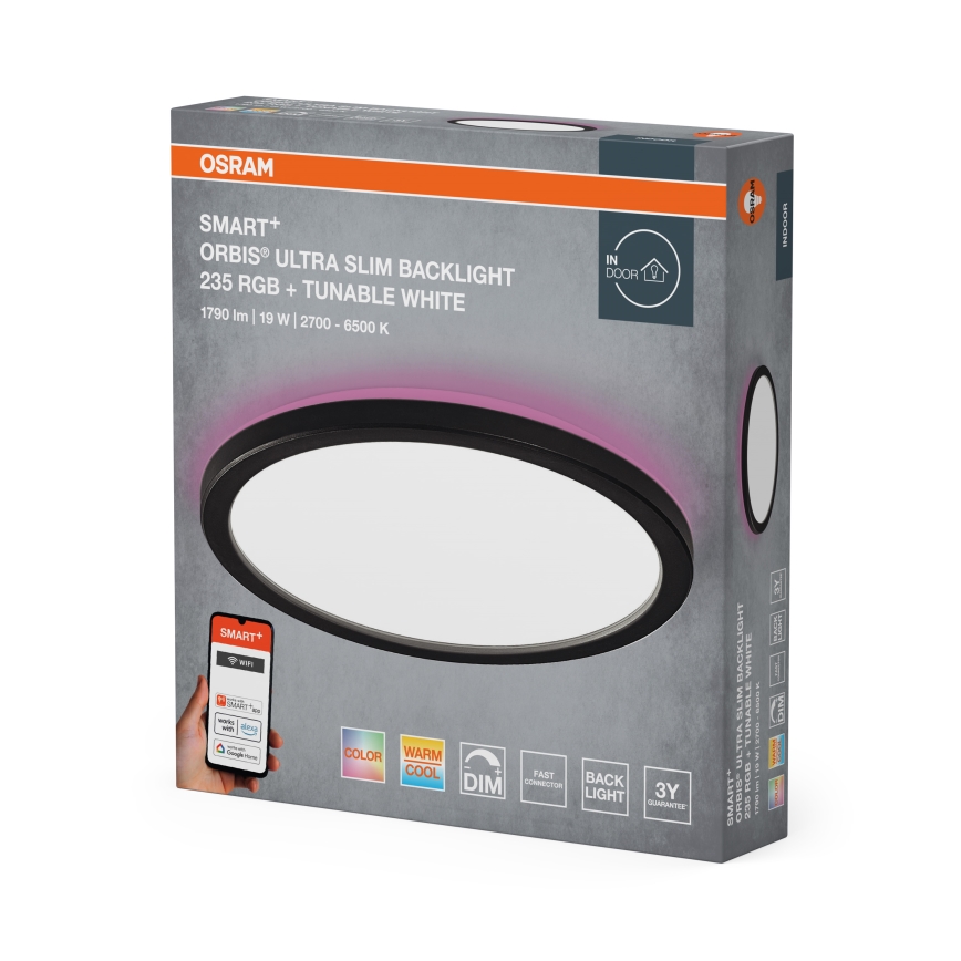 Osram - LED RGBW dimmbare Deckenleuchte SMART+ ORBIS LED/19W/230V Ø 23,5 cm 2700-6500K Wi-Fi