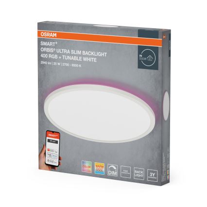 Osram - LED RGBW dimmbare Deckenleuchte SMART+ ORBIS LED/25W/230V Durchmesser 40 cm 2700-6500K Wi-Fi