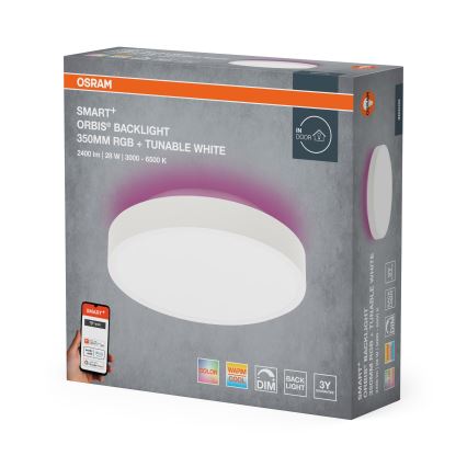 Osram - LED RGBW dimmbare Deckenleuchte SMART+ ORBIS LED/28W/230V Ø 35 cm 2700-6500K Wi-Fi