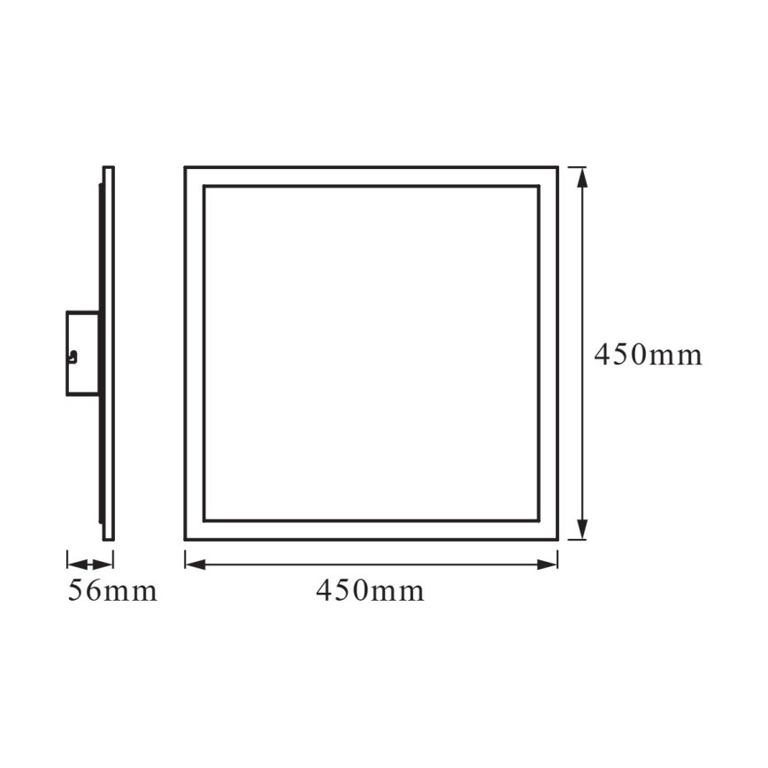 Osram - LED RGBW dimmbare Deckenleuchte SMART+ PLANON LED/28W/230V 45x45 cm Wi-Fi