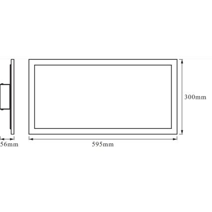 Osram -LED RGBW dimmbare Deckenleuchte SMART+ PLANON LED/28W/230V 60x30 cm Wi-Fi