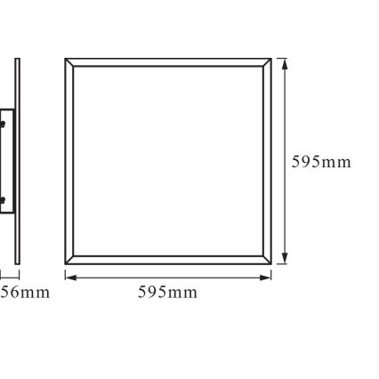 Osram - LED RGBW dimmbare Deckenleuchte SMART+ PLANON LED/36W/230V 60x60 cm Wi-Fi