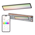 Osram - LED RGBW Dimmbare Deckenleuchte SMART+ PLANON LED/40W/230V 2800-6500K 98x20 cm Wi-Fi IP54 schwarz