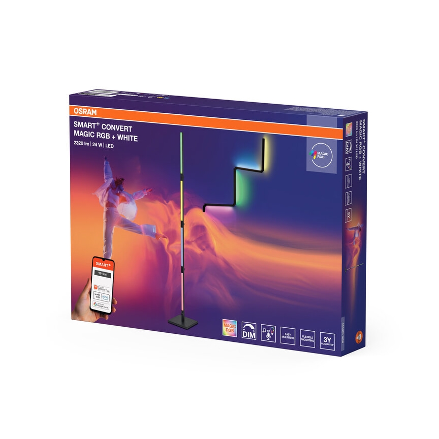 Osram - LED RGBW dimmbare Stehlampe 2-in-1 SMART+ MAGIC LED/24W/230V Wi-Fi