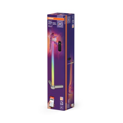 Osram - LED RGBW dimmbare Tischlampe SMART+ MAGIC LED/7,5W/230V 2700-6500K silber Wi-Fi + Fernbedienung