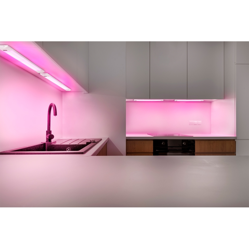 Osram - dimmbare LED-RGBW-Unterbauleuchte LINEAR EDGE LED/8W/230V 50 cm weiß + Fernbedienung
