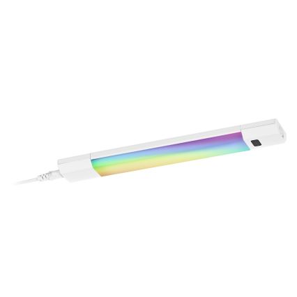 Osram - LED RGBW dimmbare Unterbauleuchte mit Bewegungsmelder LINEAR EDGE LED/4W/230V 30 cm weiß + Fernbedienung