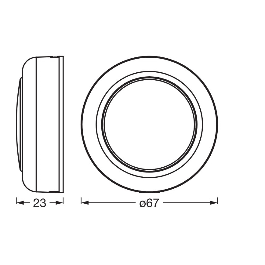 Osram - LED RGBW Dimmbares Touch-Orientierungslicht SMART+ DOT-IT LED/0,5W/3,7V 300 mAh