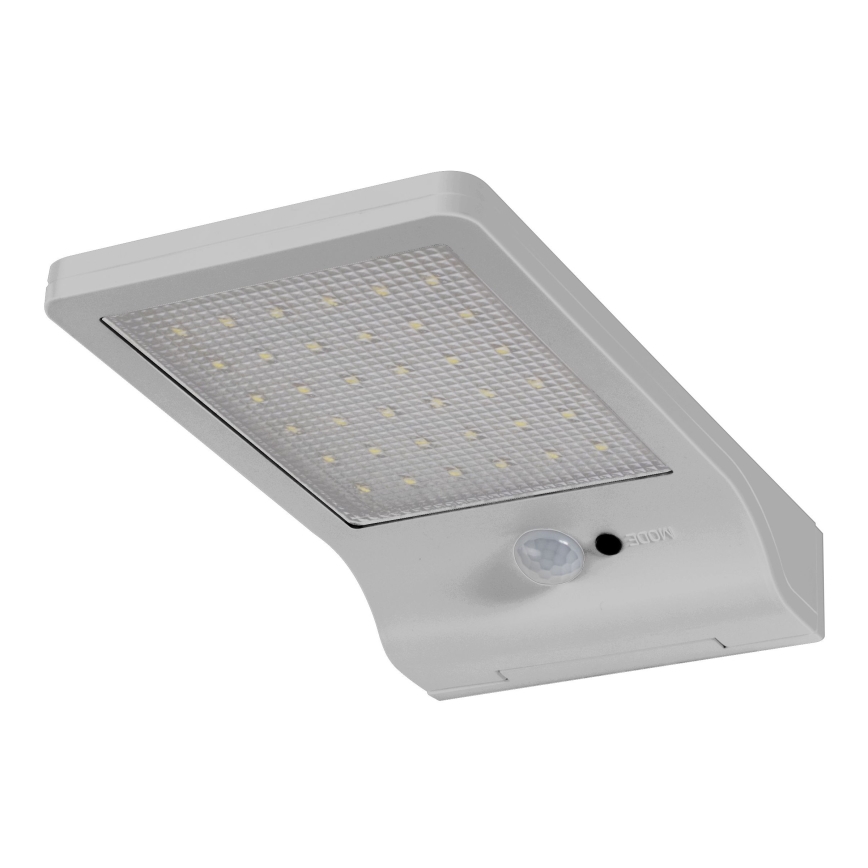 Osram - LED Solar-Wandleuchte mit Sensor DOORLED LED/3W/3,3V 2000 mAh IP44 silber
