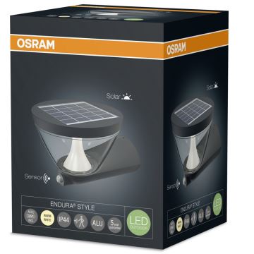Osram - LED Solar-Wandleuchte mit Sensor ENDURA LED/5W IP44