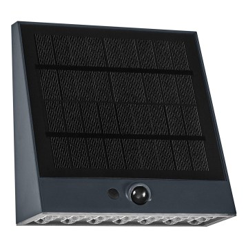 Osram - LED-Solar-Wandleuchte mit Sensor ENDURA STYLE LED/10,2W/4,2V 2000 mAh IP54 anthrazit